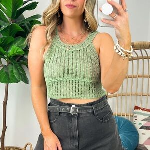 NEW crochet crop top. Boutique. Never worn!